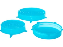 Durandal Silikon-Deckel 3er-Set Groß Blau