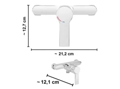 Duscharmatur Bisenzio Einhebel Chrom-Optik