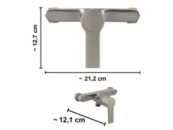 Duscharmatur Bisenzio Einhebel Gunmetal