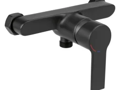 Duscharmatur Bisenzio Einhebel Schwarz Matt