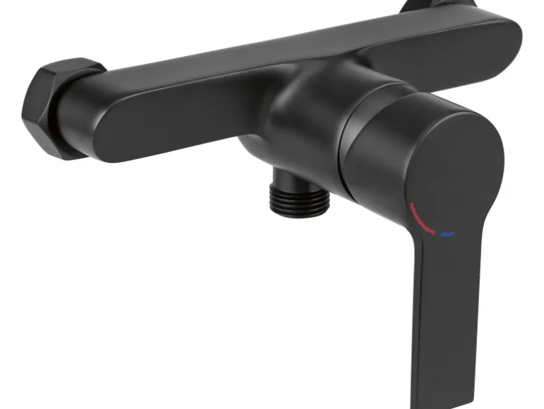 Duscharmatur Bisenzio Einhebel Schwarz Matt