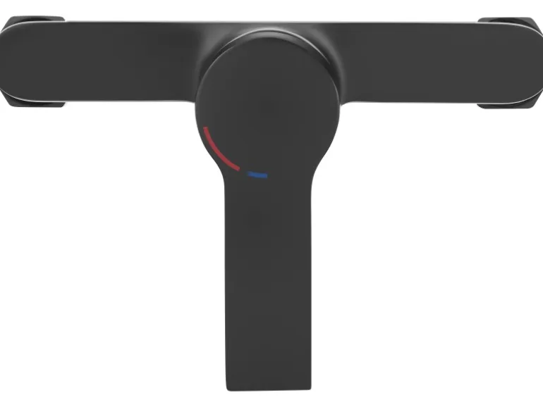 Duscharmatur Bisenzio Einhebel Schwarz Matt