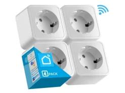 Echos Eco-4060 Smarte WLAN-Steckdose 4er Pack 16A Ausgangsleistung