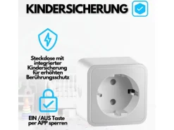Echos Eco-4060 Smarte WLAN-Steckdose 4er Pack 16A Ausgangsleistung