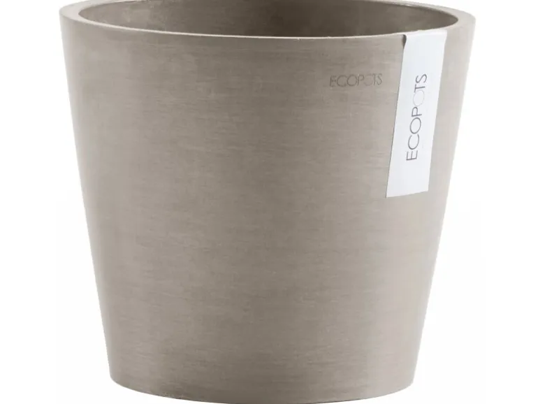 Ecopots Pflanztopf Amsterdam Braungrau 20 cm