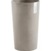 Ecopots Pflanztopf Amsterdam halbhoch Braungrau 50 cm