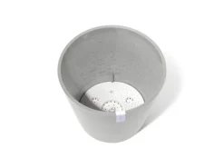 Ecopots Pflanztopf Amsterdam Weißgrau 50 cm x 43,8 cm