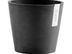 Ecopots Pflanztopf Amsterdam Dunkelgrau 20 cm