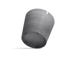 Ecopots Pflanztopf Amsterdam Rollen Grau Ø 100 cm / Höhe 87,5 cm