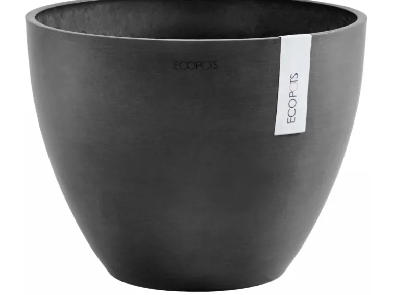 Ecopots Pflanztopf Antwerp Dunkelgrau 40 cm