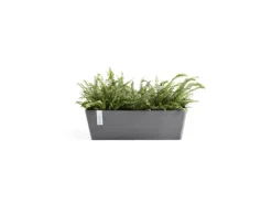 Ecopots Pflanztopf Bruges Grau 55 cm x 17 cm