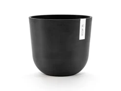 Ecopots Pflanztopf Oslo Dunkelgrau 25 cm x 21,8 cm