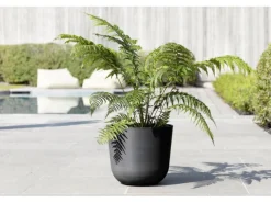 Ecopots Pflanztopf Oslo Dunkelgrau 35 cm x 30,5 cm