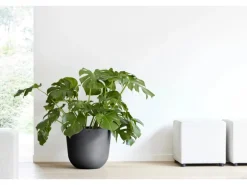 Ecopots Pflanztopf Oslo Dunkelgrau 45 cm x 39,2 cm