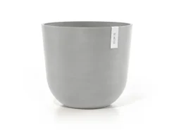 Ecopots Pflanztopf Oslo Weißgrau 45 cm x 39,2 cm