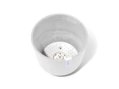 Ecopots Pflanztopf Oslo Weiß 25 cm x 21,8 cm