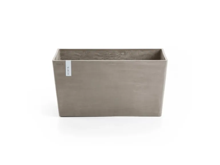Ecopots Pflanztopf Paris Braungrau 60 cm 26 cm x 40 cm