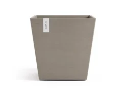 Ecopots Pflanztopf Rotterdam Braungrau 45,4 cm x 44 cm