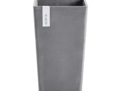 Ecopots Pflanztopf Rotterdam 30 cm x 30 cm x 50 cm Grau