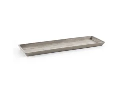 Ecopots Untersetzer Eckig Bruges Braungrau 57,5 cm x 19,5 cm x 2,5 cm