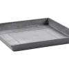 Ecopots Untersetzer Rotterdam Grau 43 x 43 cm
