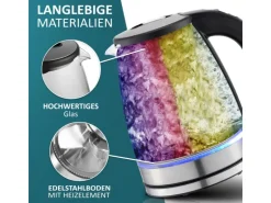 Ecosa EO-610 Wasserkocher mit Temperatureinstellung 1,7 L