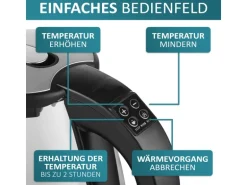 Ecosa EO-610 Wasserkocher mit Temperatureinstellung 1,7 L