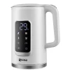 Ecosa EO-691 Wasserkocher weiß mit Temperatureinstellung 1,7 L