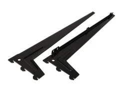 Einloch-Winkelträger Schwarz 48 cm 2 Stück