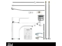 Eisl DIZIANI Waschtischarmatur Weiß-Chrom