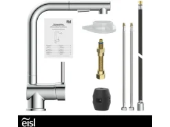 Eisl Spültischarmatur Cool mit herausziehbarer Geschirrbrause Chrom