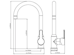 Eisl Spültischarmatur Diziani Weiß-Chrom