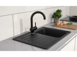 Eisl Spültischarmatur Futura Schwarz-Chrom