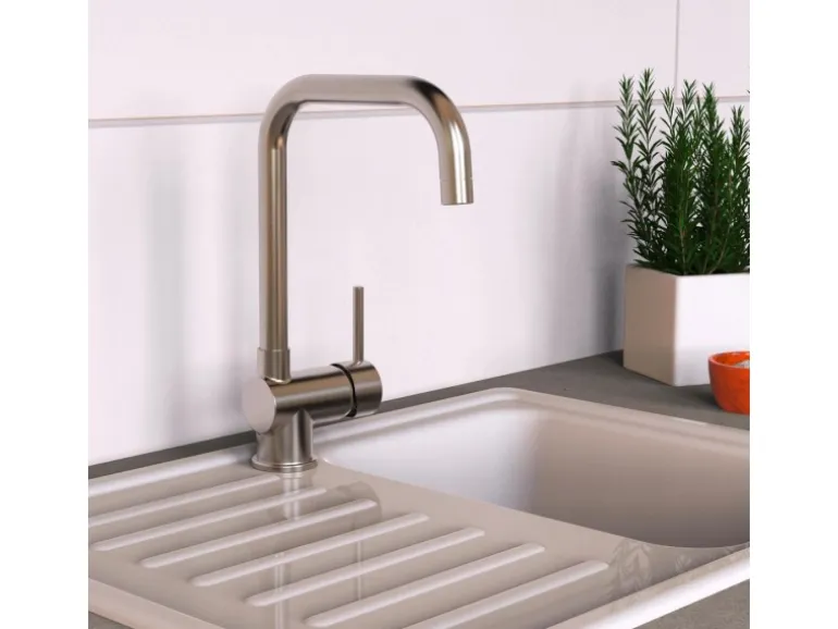 Eisl Spültischarmatur Futura Edelstahloptik