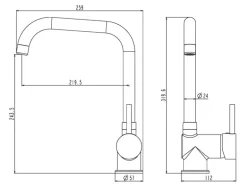 Eisl Spültischarmatur Futura Chrom