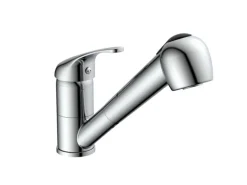 Eisl Spültischarmatur Grande Vita Classic & herausziehbarer Geschirrbrause Chrom