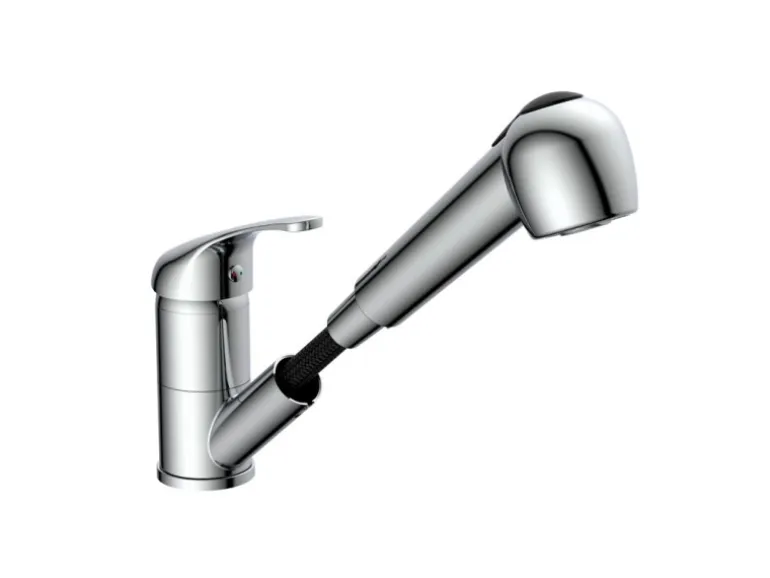 Eisl Spültischarmatur Grande Vita Classic & herausziehbarer Geschirrbrause Chrom