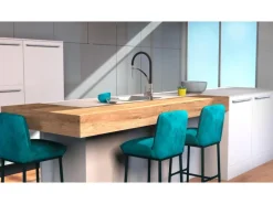 Eisl Spültischarmatur mit Soft-Touch Schlauch Carneo Chrom-Schwarz