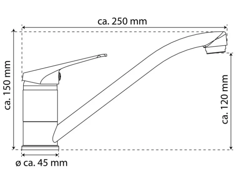 Eisl Spültischarmatur Speed Weiß Chrom