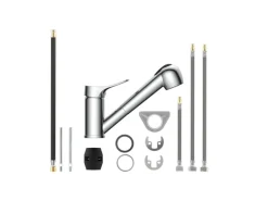 Eisl Spültischarmatur Verona mit herausziehbarer Geschirrbrause Chrom