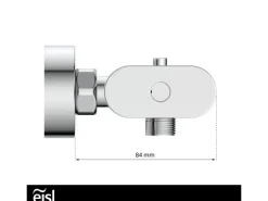 Eisl Thermostat Duscharmatur Carneo Chrom