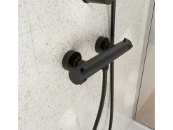 Eisl Thermostat Duscharmatur Claudio Schwarz Matt