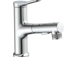 Eisl Variabile Waschtischarmatur mit herausziehbarer Haarbrause Chrom