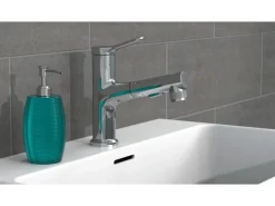 Eisl Variabile Waschtischarmatur mit herausziehbarer Haarbrause Chrom