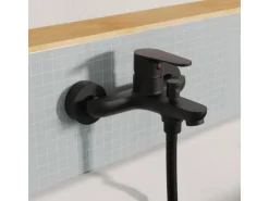 Eisl Wannenfüllarmatur Claudio Schwarz Matt