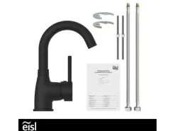 Eisl Waschtischarmatur Futura Schwarz Matt