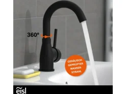 Eisl Waschtischarmatur Futura Schwarz Matt