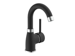 Eisl Waschtischarmatur Futura Schwarz-Chrom