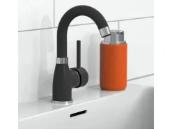 Eisl Waschtischarmatur Futura Schwarz-Chrom