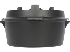 El Fuego Dutch-Oven Gusseisen 3,5 l Deckel 1 l Schwarz